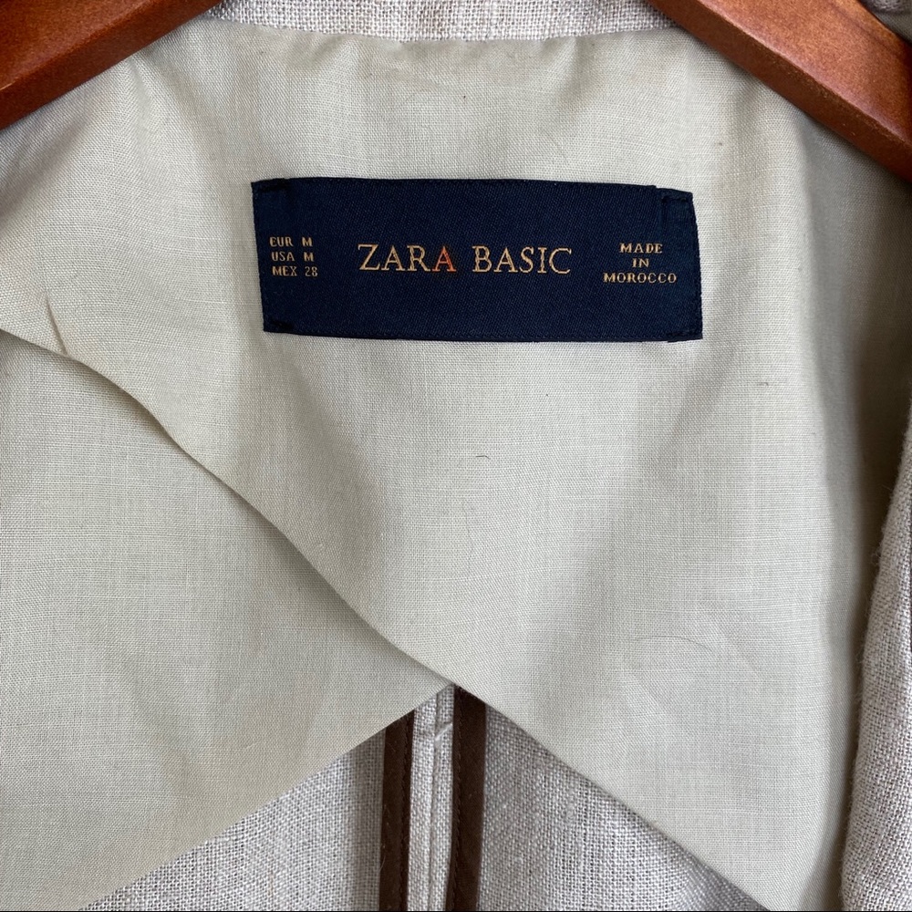 Zara Rustic Linen Blazer - Picture 4 of 7